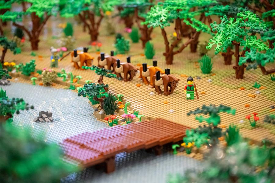 World's largest lego enlivens iconic ancient Chinese painting