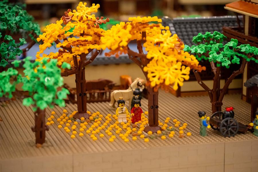 World's largest lego enlivens iconic ancient Chinese painting