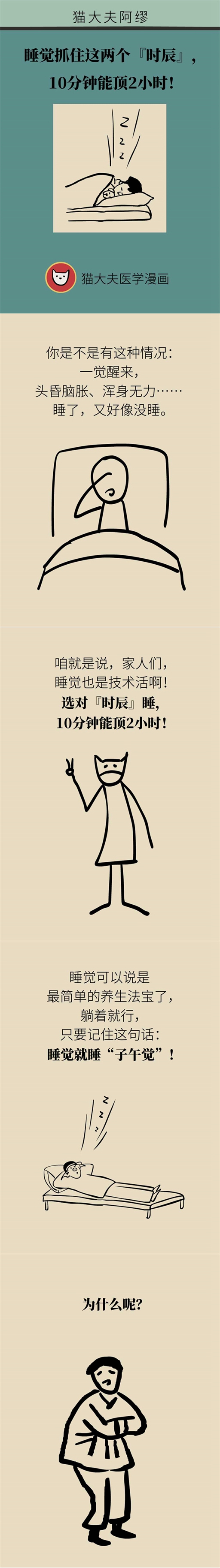 睡觉抓住这两个“时辰”，10分钟能顶2小时！