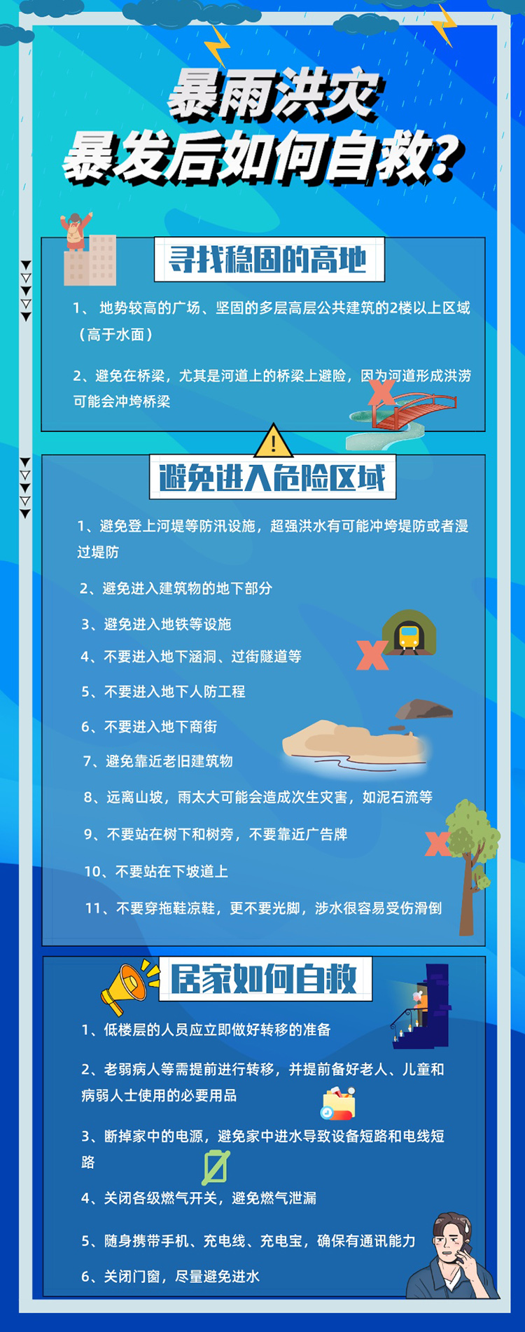 暴雨天，如何科学避险？遇到突发情况如何自救？